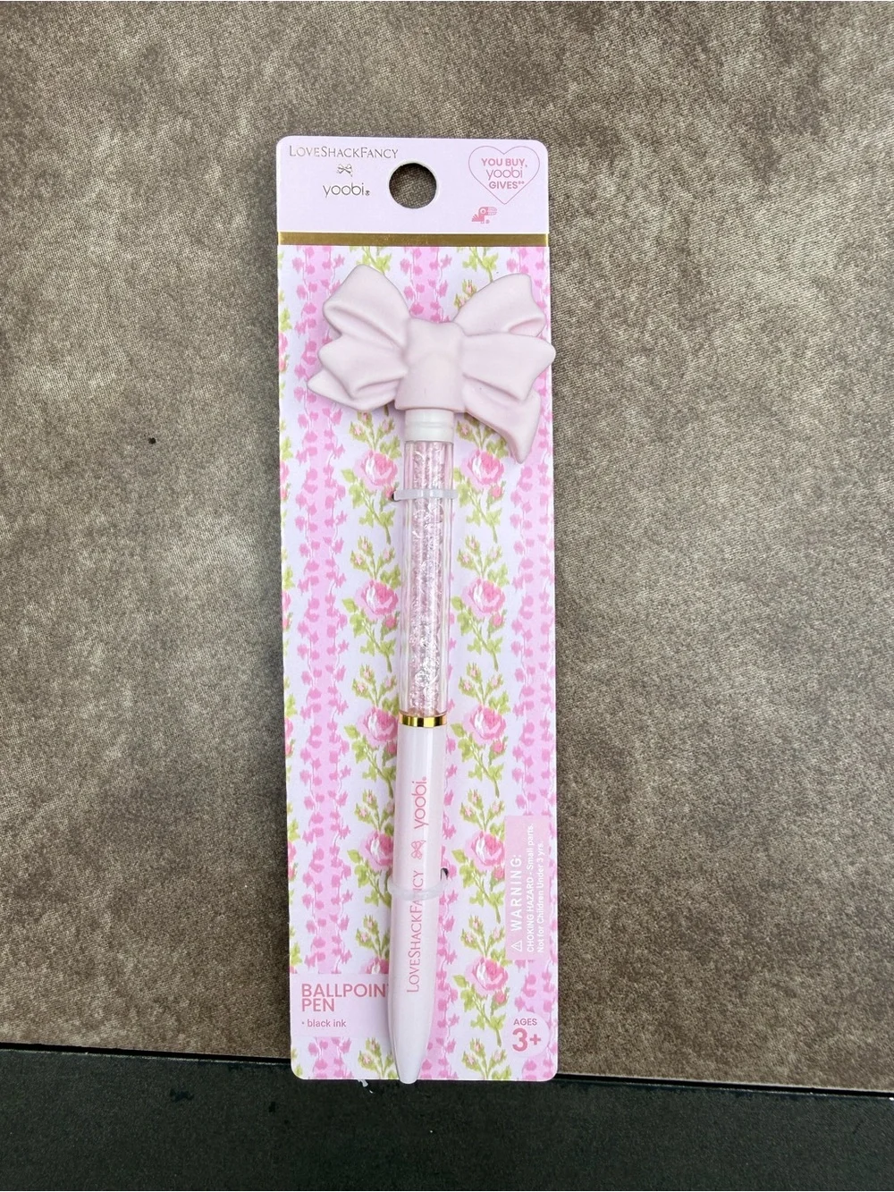 LoveShackFancy Pink and Light Blue Bow Ballpoint Pens